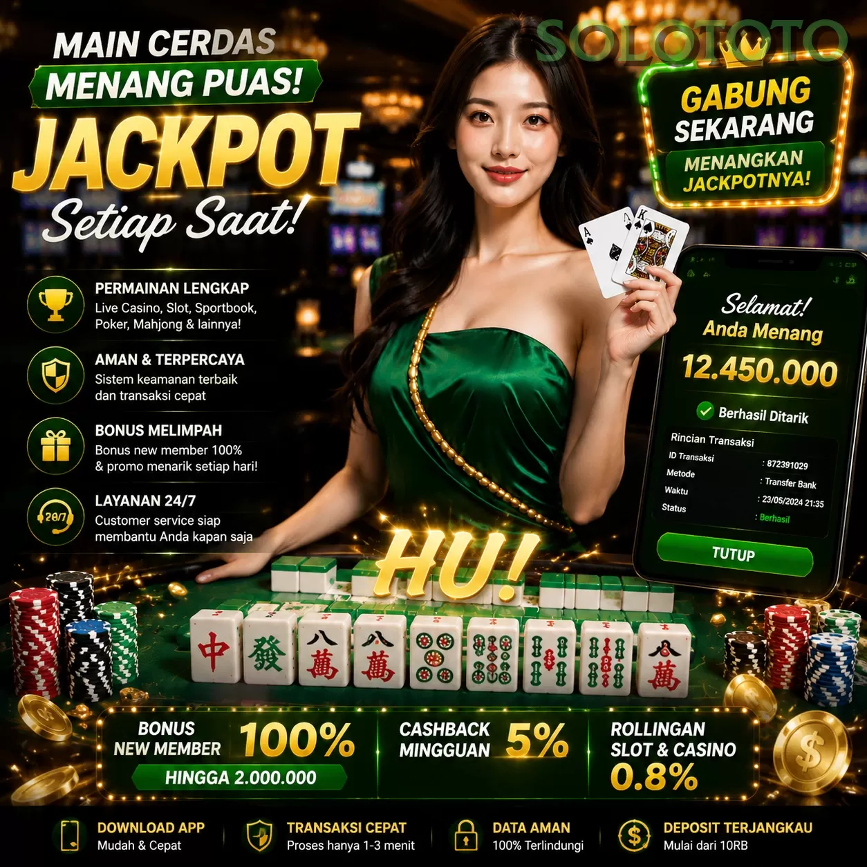 BONUS GARANSI KEKALAHAN SALDO KEMBALI 100_ promotion image